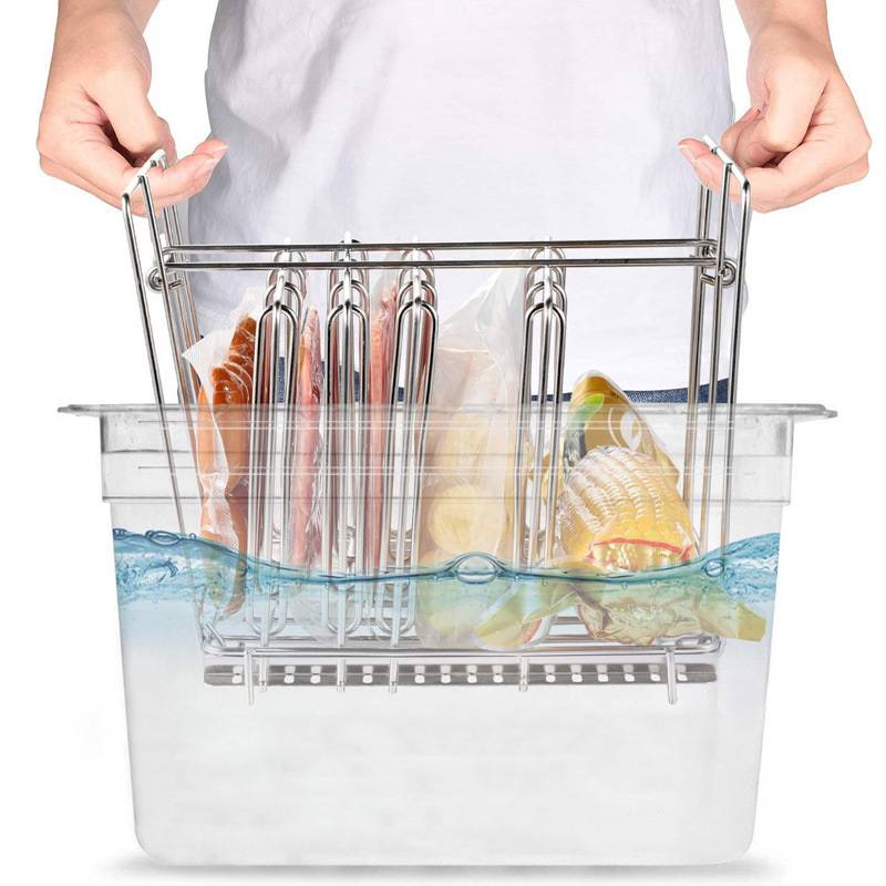 Polycarbonate Sous Vide Container with Fitted Lid and Internal Measurement Marks, 6L and 11L Options All Vera Mart