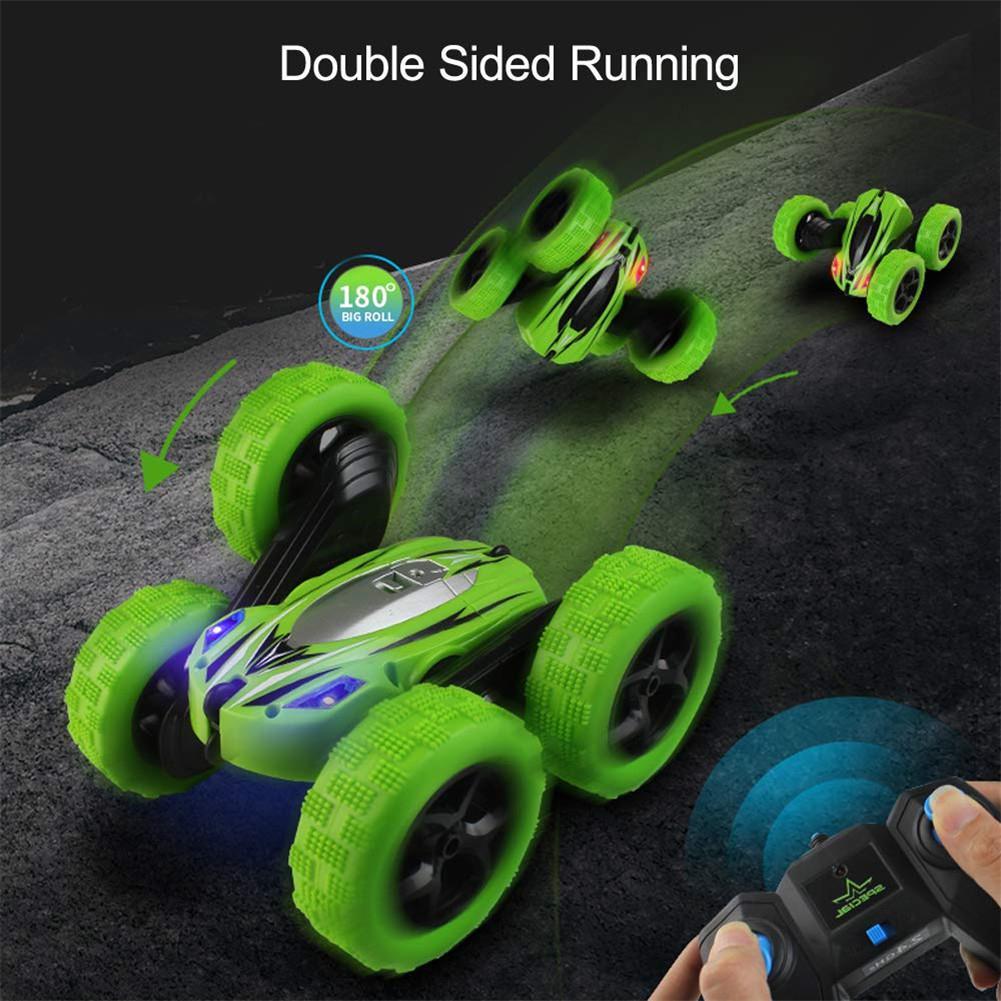 Remote Control Stunt Car with 360 Degree Flip and LED Headlights All Vera Mart