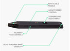 Handheld 3D Drawing Pen with Adjustable Speed and Dual Filament Support All Vera Mart