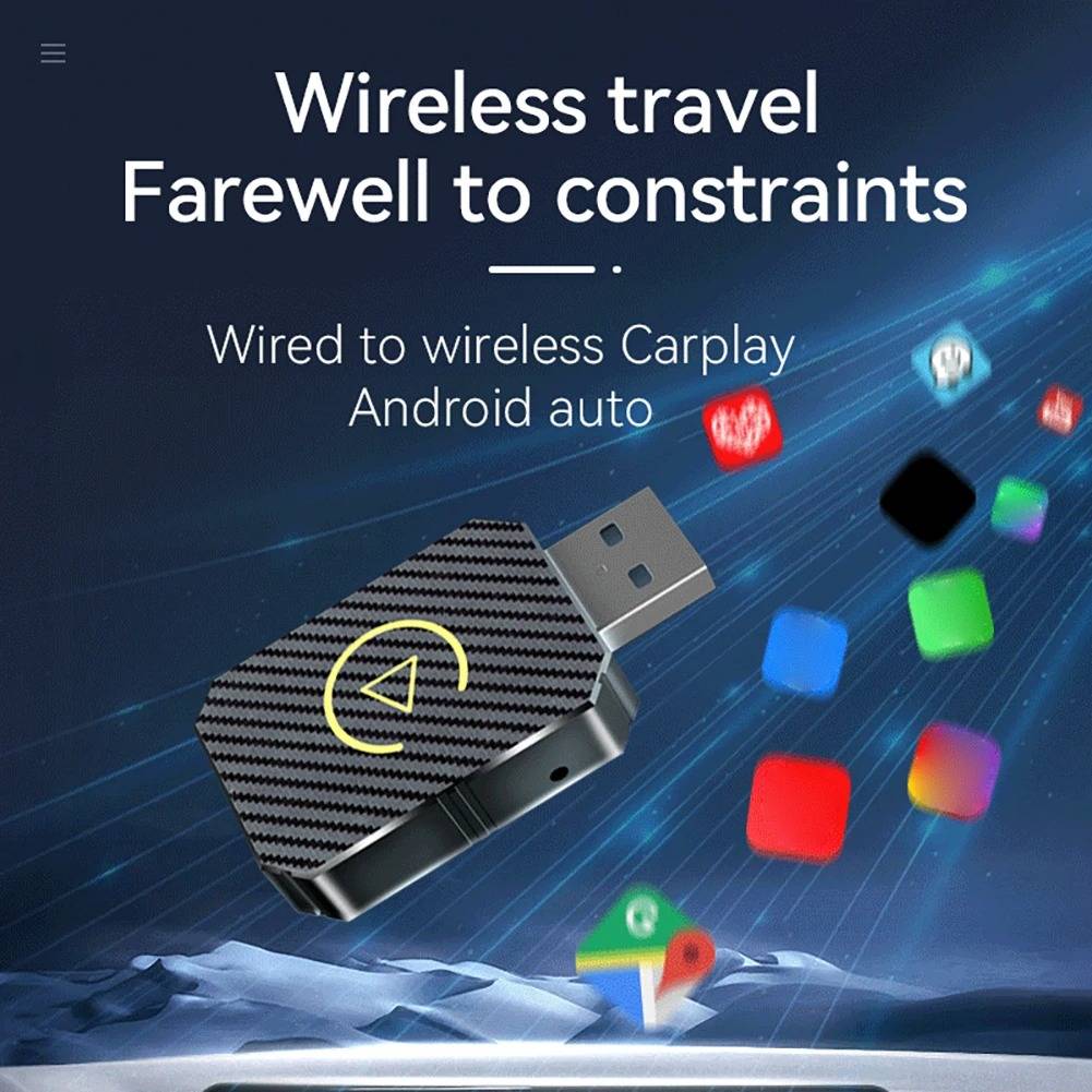 CarPlay Wireless Adapter with Dual Band Technology and Auto Reconnect All Vera Mart