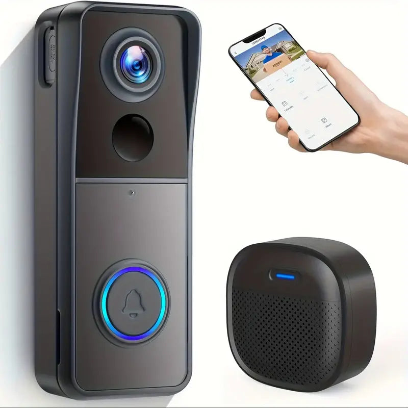 Smart Video Doorbell with 1080P HD Camera and Motion Detection, Night Vision All Vera Mart