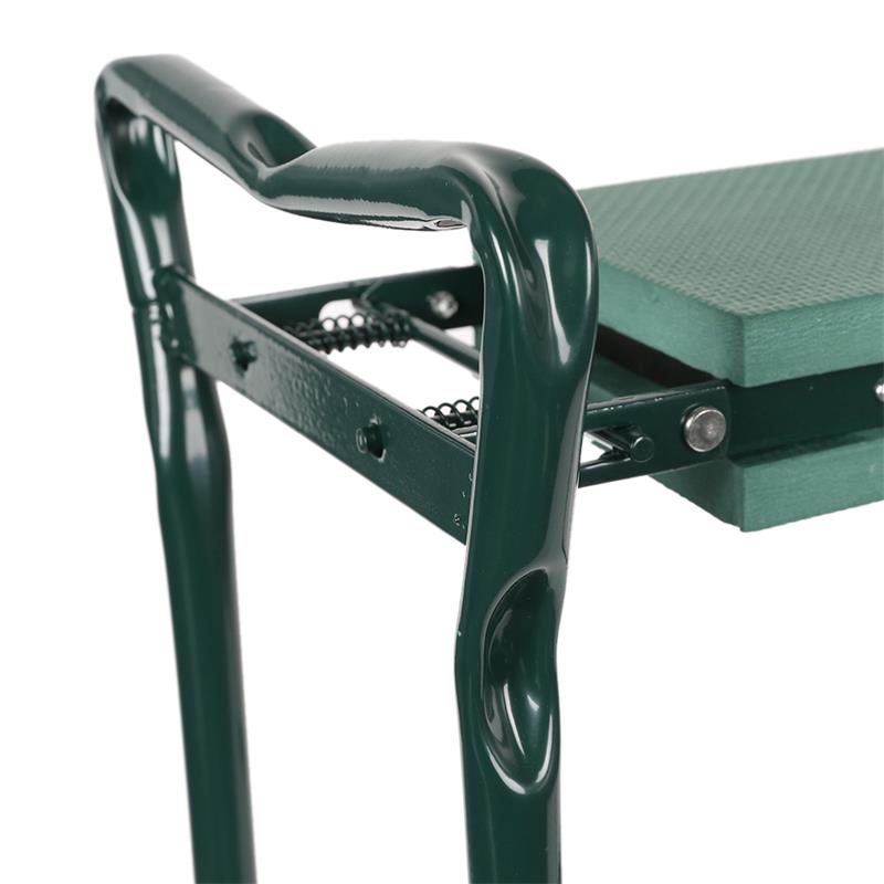 Garden Kneeler and Seat with Foam Cushion and Tool Pouch, 330 lb Capacity All Vera Mart
