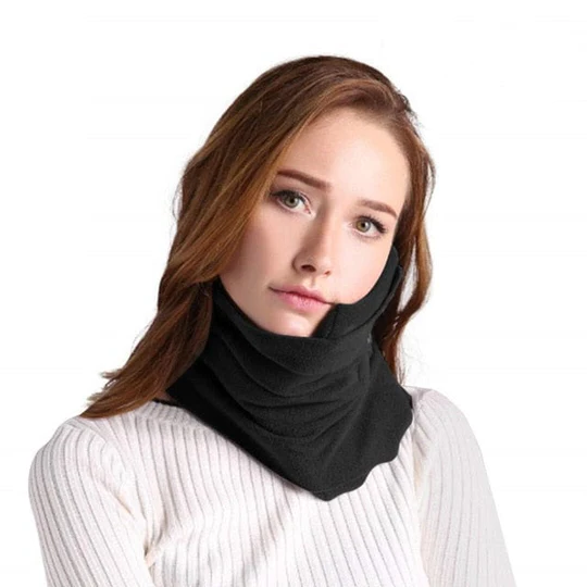 Microbead Neck Pillow with Phone Holder and Cooling Airflow for Travel All Vera Mart