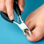 Thick Toenail Clipper with Extended Lever and Textured Grip Handle All Vera Mart