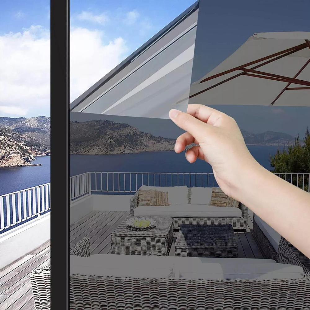 Window Film with Static Cling Application and Solar Heat Rejection, 15.7 x 39.4 Inches All Vera Mart