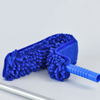 Extendable Ceiling Fan Duster with 180-Degree Flexible Head and Microfiber Bristles All Vera Mart