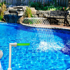 Pool Fountain Spray with LED Light Jets and Adjustable Height All Vera Mart