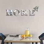 Geometric Mirror Wall Sticker with Self-Adhesive Backing and Reflective Acrylic Surface All Vera Mart