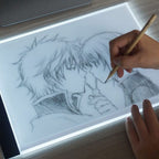LED Light Pad for Tracing with Three Brightness Settings, A4 A5 Sizes All Vera Mart