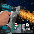 Electric Drill Metal Cutter Attachment Sheet Metal Cutter Drill Attachment Electric Drill Plate Cutter Attachment Electric Drill Shears Nibbler Attachment Portable Drill Metal Sheet Cutter for Cutting Thin Iron Thin White Sheet Steel Aluminum allveramart
