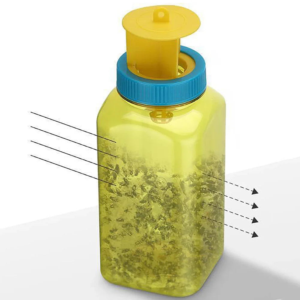 Fruit Fly Trap Bottle with Four Entry Points and Hanging Loop for Gardens All Vera Mart