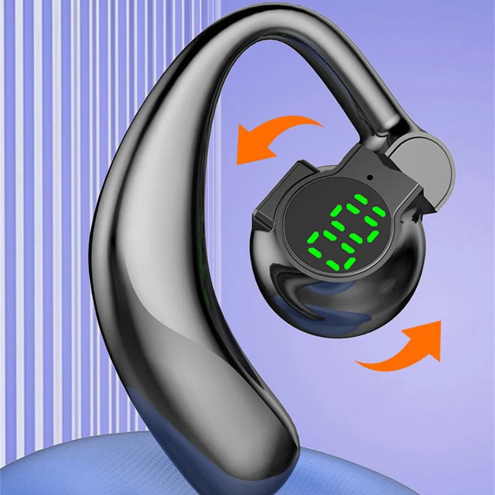 Open Ear Air Conduction Earbuds with Rotating Hooks and 20-Hour Battery All Vera Mart