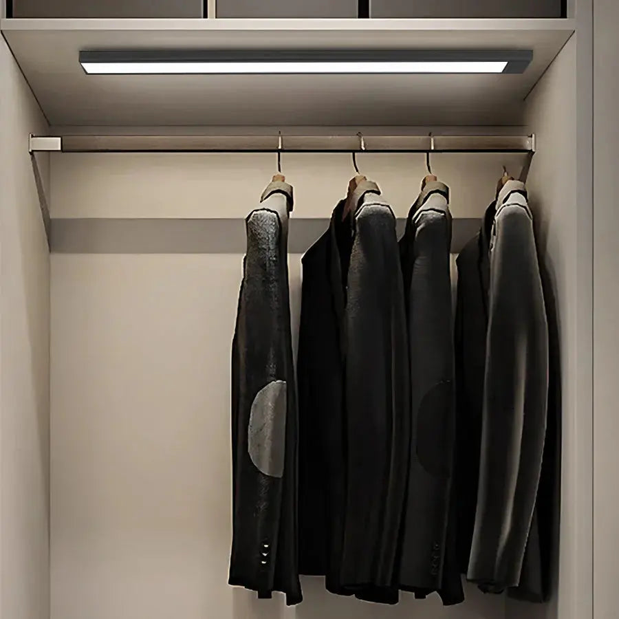 Closet Motion Sensor Light with USB-C Rechargeable Power and Adjustable Color, Slim 9mm All Vera Mart