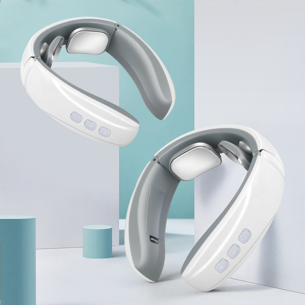 Rechargeable Neck Massager with Four Pulse Contacts and Six Massage Modes All Vera Mart