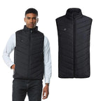 Heated Vest with 11 Carbon Fiber Zones and 12-Hour Battery Life All Vera Mart