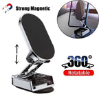 Magnetic Car Phone Holder with 720 Degree Rotation and Foldable Design All Vera Mart