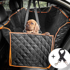 Waterproof Dog Car Hammock with Mesh Window and Zippered Side Panels, Machine Washable All Vera Mart