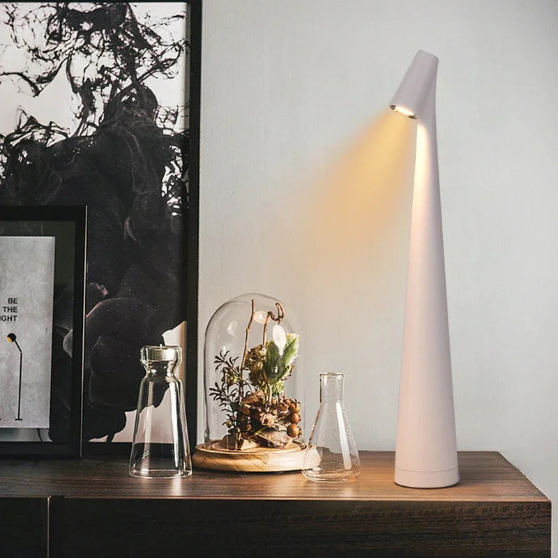 Rechargeable Desk Lamp with Touch Sensor and Three Color Temperatures All Vera Mart