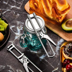 Adjustable Jar Lid Opener with Lever Action and Concave Grip Slot All Vera Mart