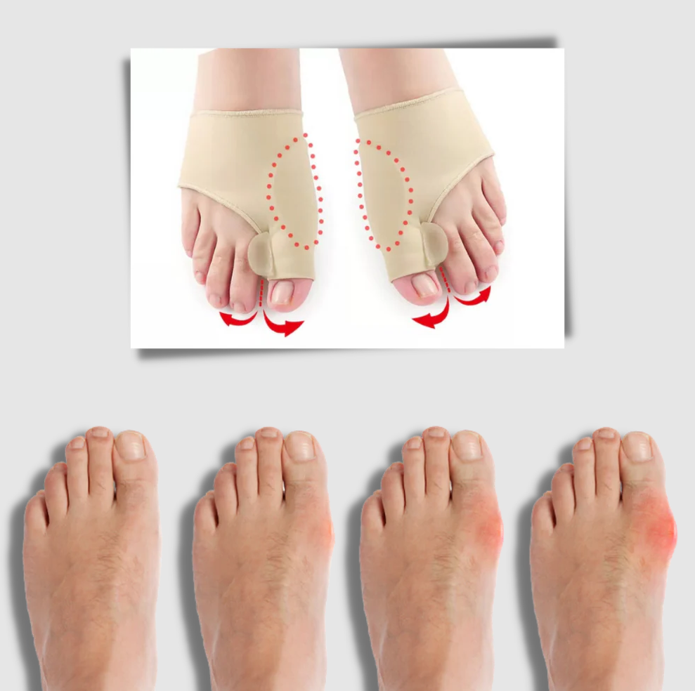 Toe Separator with Silicone Gel Pad and Breathable Elastic Fabric All Vera Mart