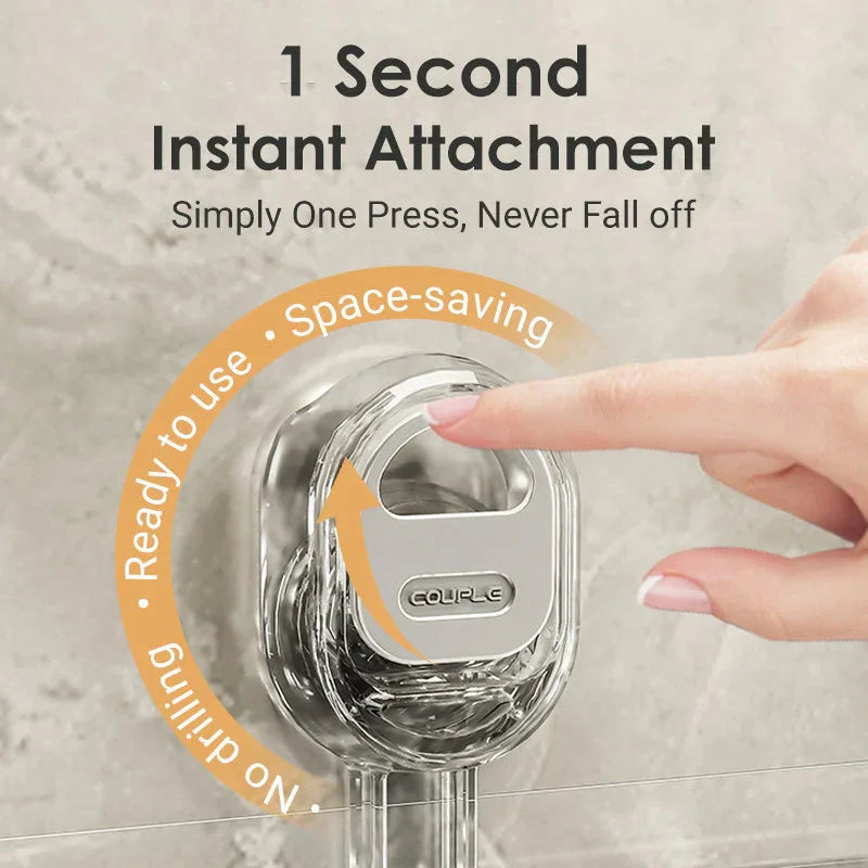 Shower Bottle Organizer with Suction Cup Wall Mount and 11-Pound Capacity All Vera Mart