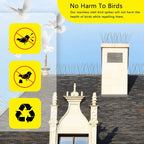 Stainless Steel Bird Spikes with Three-Hole Mounting and Bendable Design All Vera Mart