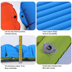 Inflatable Mattress with Built-In Foot Pump and Coupling Buttons for Camping All Vera Mart