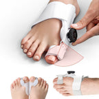 Adjustable Bunion Corrector with 180-Degree Rotating Hinge and Wide Securing Straps All Vera Mart