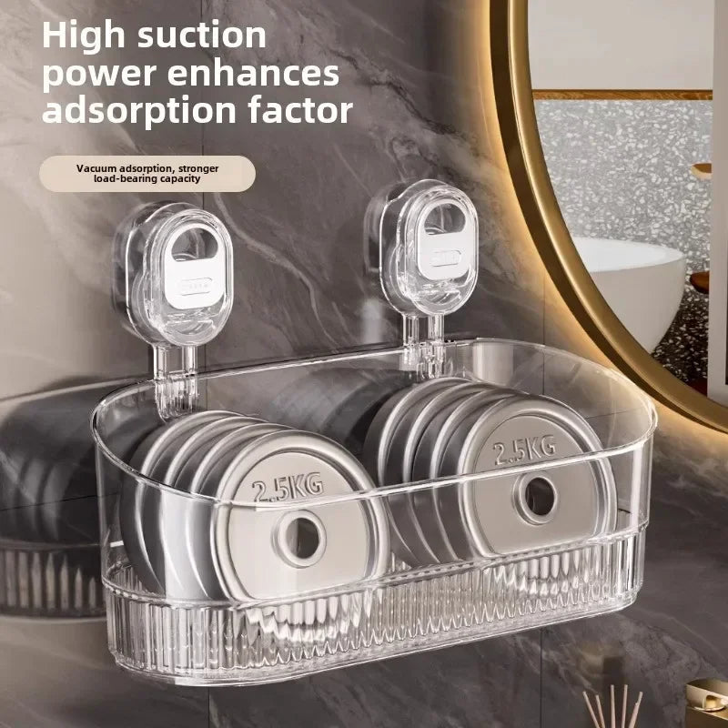 Shower Bottle Organizer with Suction Cup Wall Mount and 11-Pound Capacity All Vera Mart