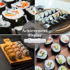 Sushi Roll Maker with Plunger Release System and Two-Piece Design All Vera Mart