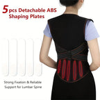 Magnetic Back Brace with 108 Magnets and ABS Support Plates, Infrared Heat All Vera Mart