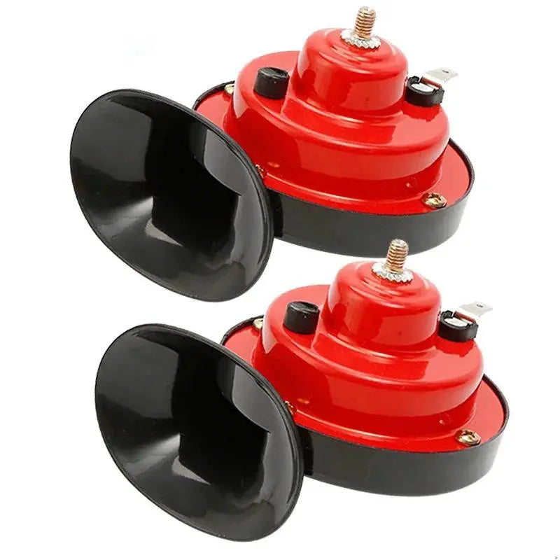 12V Dual-Tone Vehicle Horn with Snail ABS Housing and Waterproof Sealing, Relay Wiring All Vera Mart