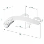 Bidet Attachment with Dual Retractable Nozzles and Adjustable Water Pressure All Vera Mart
