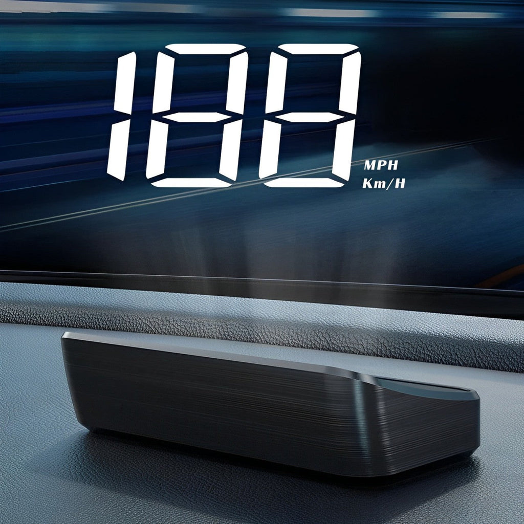 Windshield Projection Speedometer with Dual Satellite Reception and Auto Brightness Control All Vera Mart
