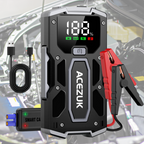 Vehicle Jump Starter with 12800mAh Power Bank and Digital Display All Vera Mart