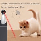 Automatic Laser Toy for Cats with Dual Speed Modes and Timed Play Cycles All Vera Mart