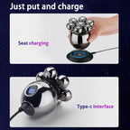 Electric Head Shaver with Seven Floating Blades and Five Grooming Attachments All Vera Mart