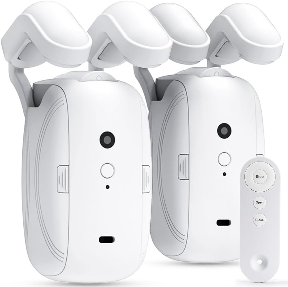 Motorized Curtain Motor with Wireless Remote and Multi-Track Compatibility All Vera Mart