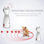 Automatic Laser Toy for Cats with Dual Speed Modes and Timed Play Cycles All Vera Mart