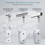 Motorized Curtain Motor with Wireless Remote and Multi-Track Compatibility All Vera Mart