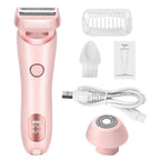 Cordless Electric Shaver with Dual Blade Heads and Waterproof Design, 120-Minute Runtime All Vera Mart