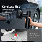 Dual Action Polisher with 4000mAh Battery and Three Interchangeable Pads for Cars All Vera Mart