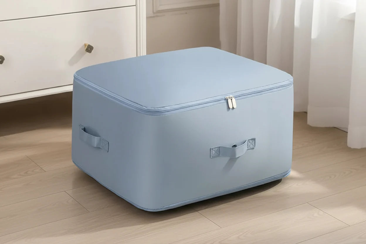 Compression Storage Bag with Built-In Zipper and Reinforced Handles for Bulky Textiles All Vera Mart