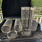 Rotisserie Grill Basket with 360 Degree Rotation and Fine Mesh, Dishwasher Safe All Vera Mart