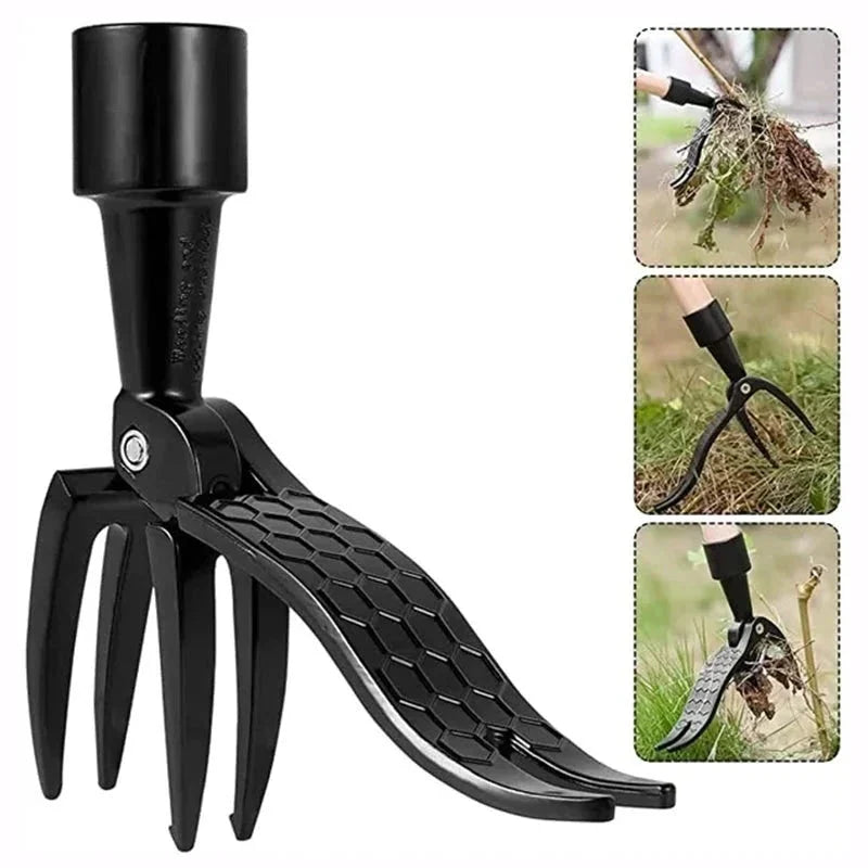 Foot Pedal Weed Puller with Barbed Claw Grip and Detachable Components All Vera Mart
