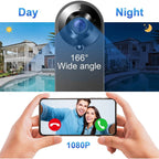 Smart Video Doorbell with 1080P HD Camera and Motion Detection, Night Vision All Vera Mart