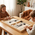 Wooden Catapult Launch Game for Two Players with Press-Down Mechanism All Vera Mart