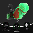 Fishing Bite Alarm with LED Light, New Sensitive Smart Electronic Fishing Bells for Rods, Fish Bite Alarm Sound Alert Bell, Clip-On Electronic Fishing Alarms Bite Alarms for Fishing allveramart