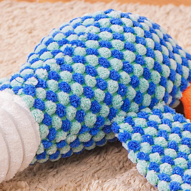 Squeaky Plush Dog Toy with Animal Shape and PP Cotton Filling for All Breeds All Vera Mart