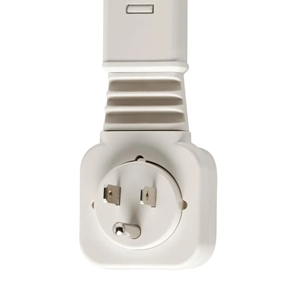 Retractable Power Extender with 2 AC Outlets and Dual USB Ports, Phone Stand All Vera Mart